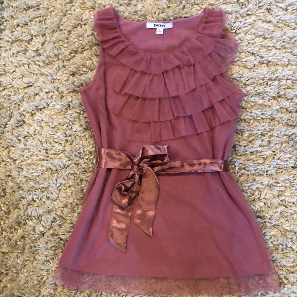 Girls DKNY dressy top.